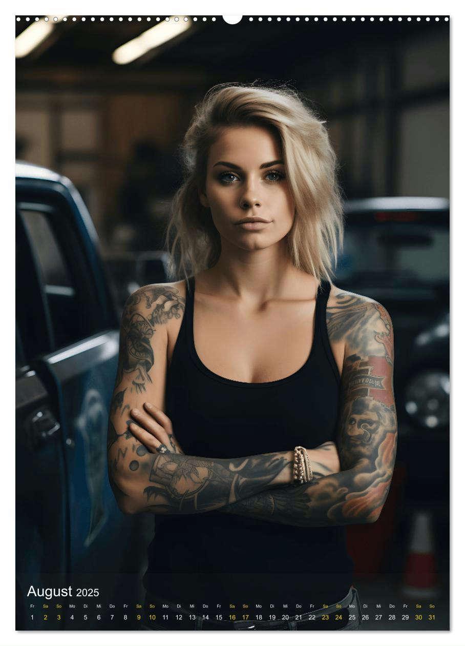 Bild: 9783435852796 | Tattoo Schönheiten - zwölf Monate, zwölf Frauen und jede Menge...