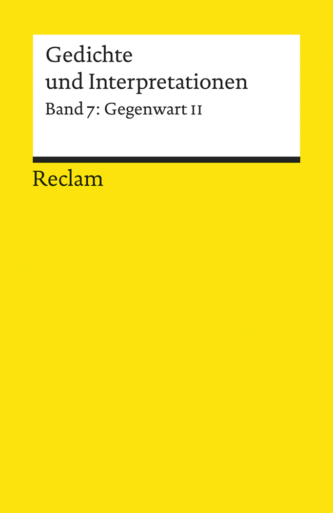 Cover: 9783150096321 | Gegenwart II | Deutsch-Lektüre, Deutsche Klassiker der Literatur