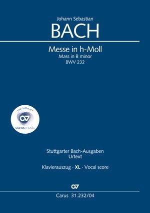 Cover: 9790007187866 | Messe in h-Moll (Klavierauszug XL) | BWV 232 | Johann Sebastian Bach