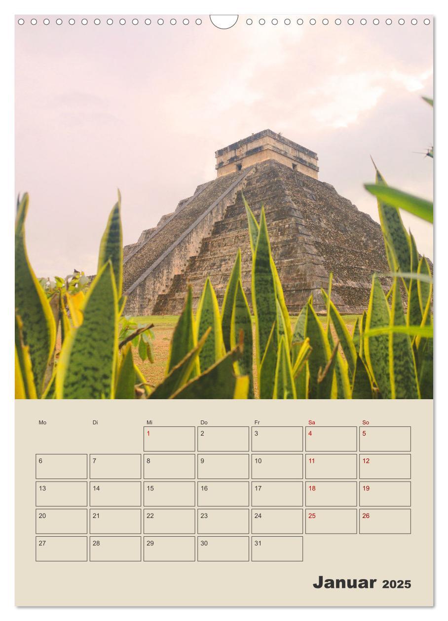 Bild: 9783435900213 | Mexiko Yucatán Terminplaner (Wandkalender 2025 DIN A3 hoch),...