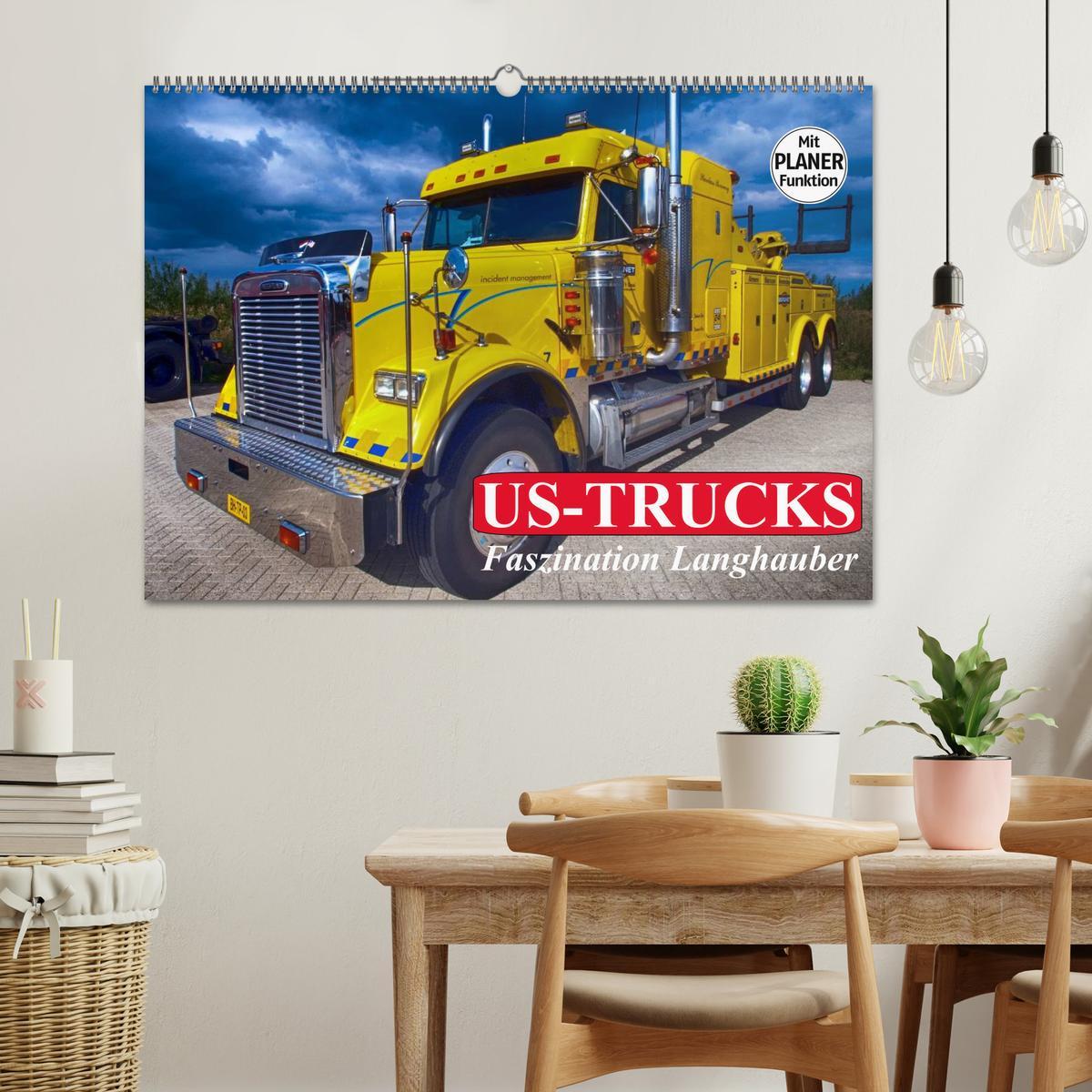 Bild: 9783435483518 | US-Trucks. Faszination Langhauber (Wandkalender 2025 DIN A2 quer),...