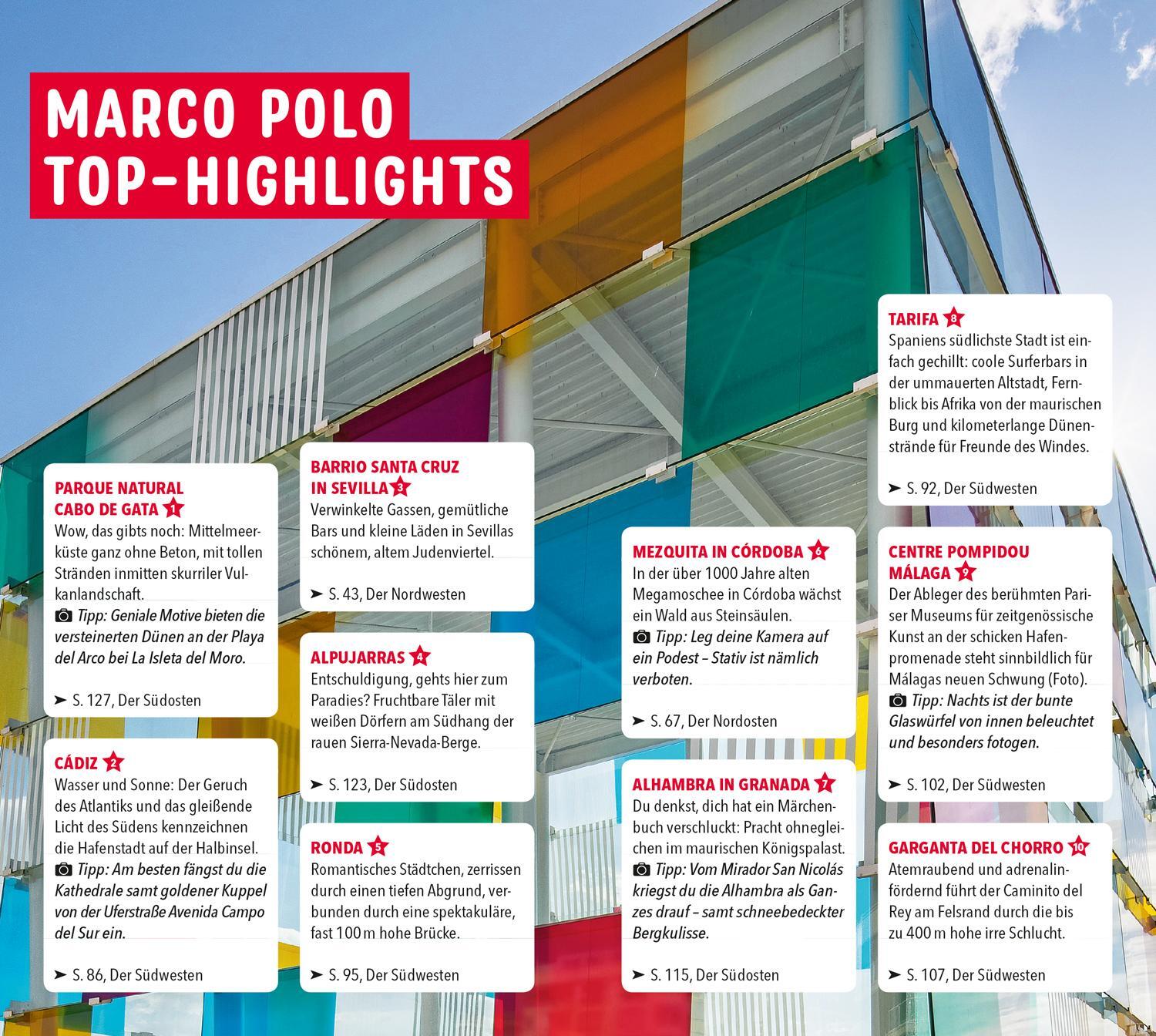 Bild: 9783829719469 | MARCO POLO Reiseführer Andalusien | Lucia Rojas (u. a.) | Taschenbuch