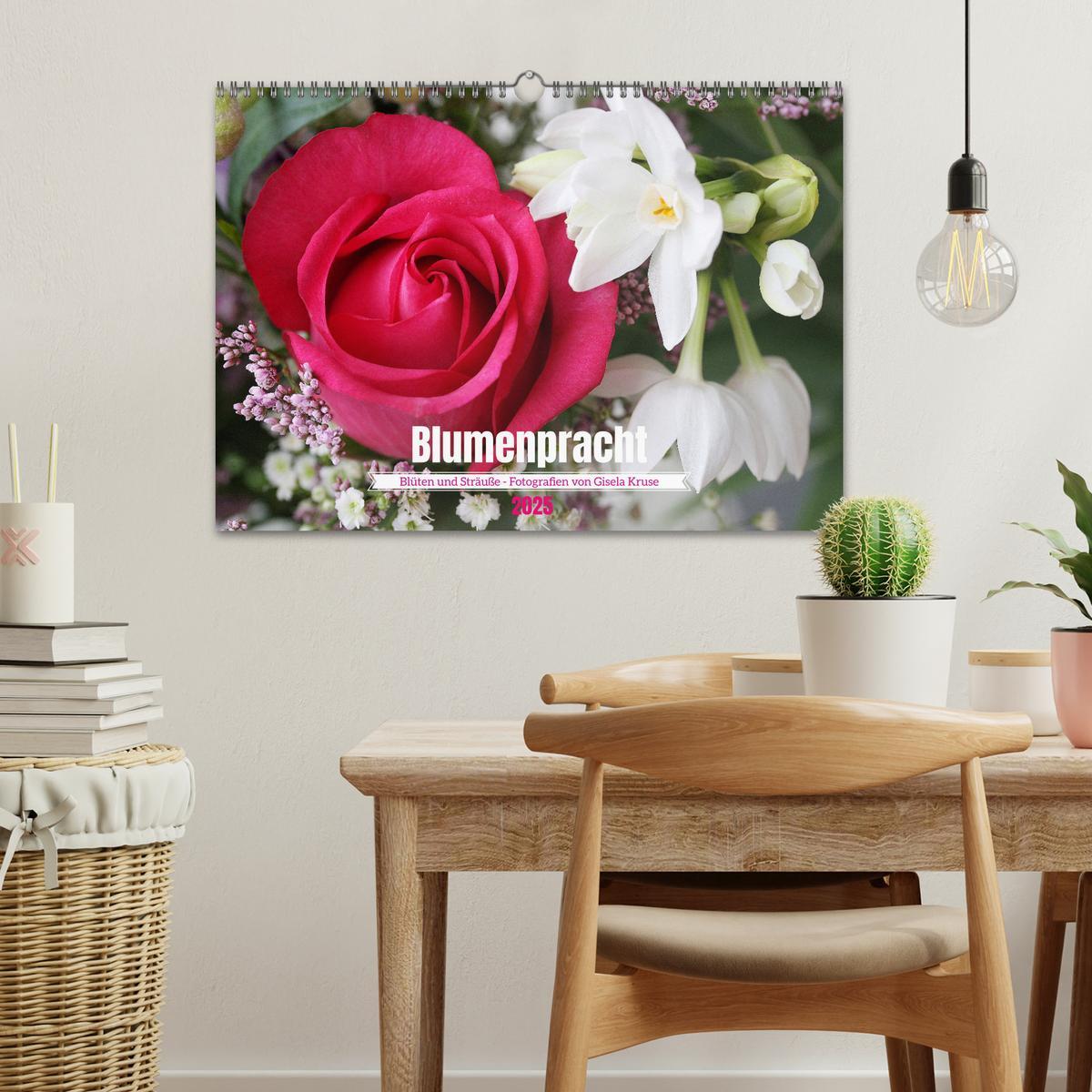 Bild: 9783383826924 | Blumenpracht - Blüten und Sträuße (Wandkalender 2025 DIN A3 quer),...