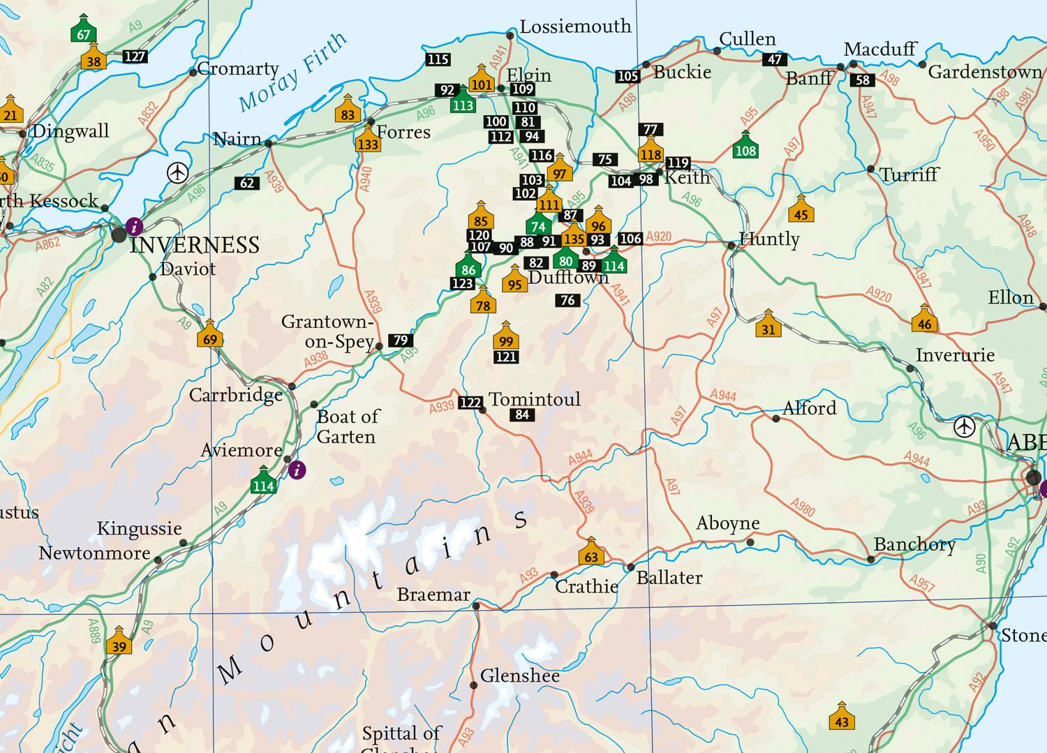 Bild: 9780008368319 | Whisky Map of Scotland | Collins Maps | (Land-)Karte | Englisch | 2021