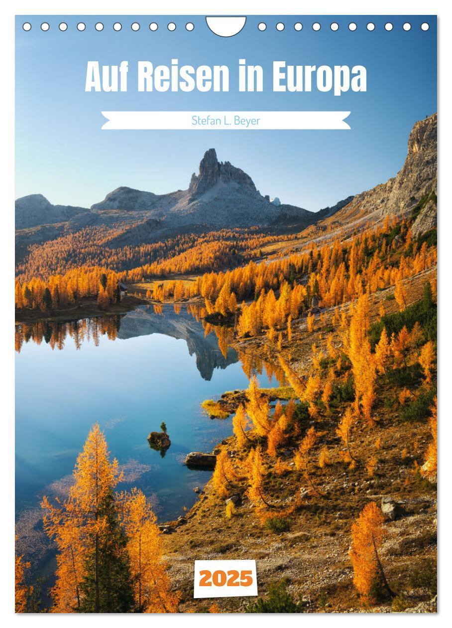 Cover: 9783435890453 | Auf Reisen in Europa (Wandkalender 2025 DIN A4 hoch), CALVENDO...