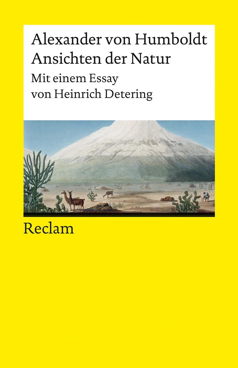 Cover: 9783150142257 | Ansichten der Natur | Mit einem Essay von Heinrich Detering | Humboldt