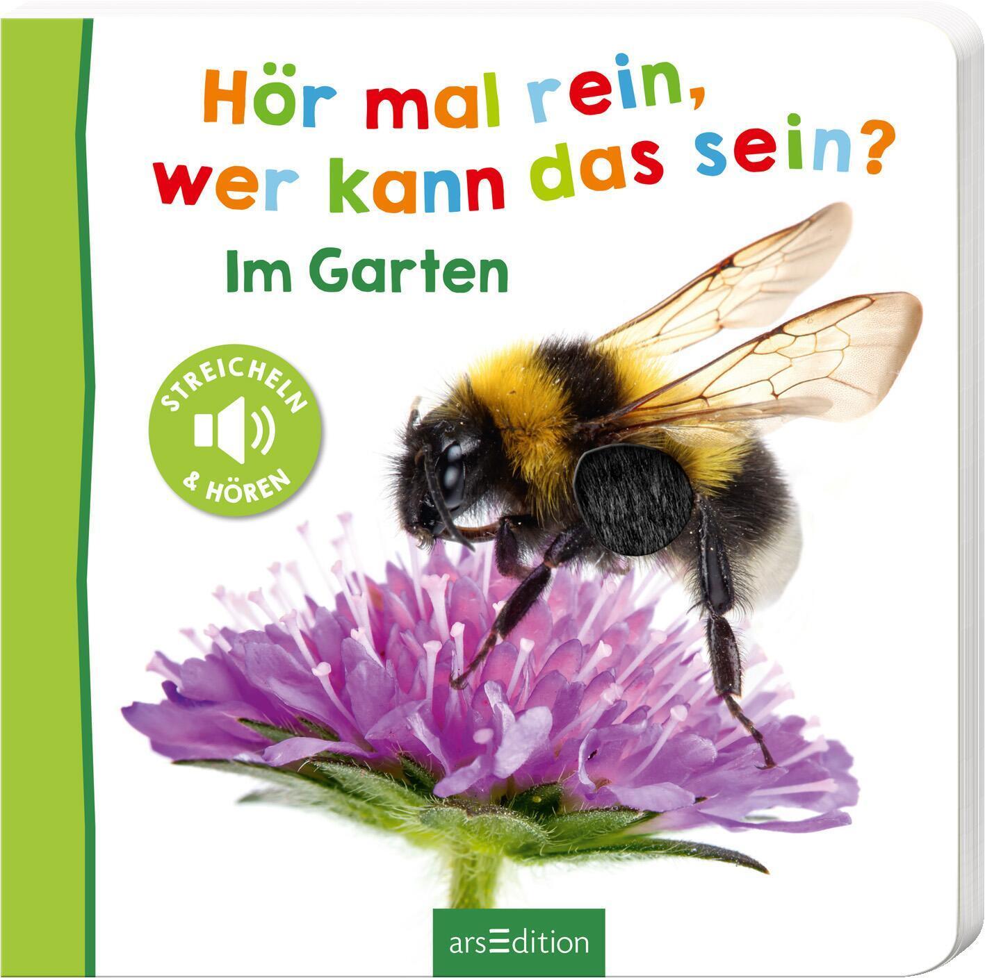 Cover: 9783845835006 | Hör mal rein, wer kann das sein? - Im Garten | Streicheln und hören