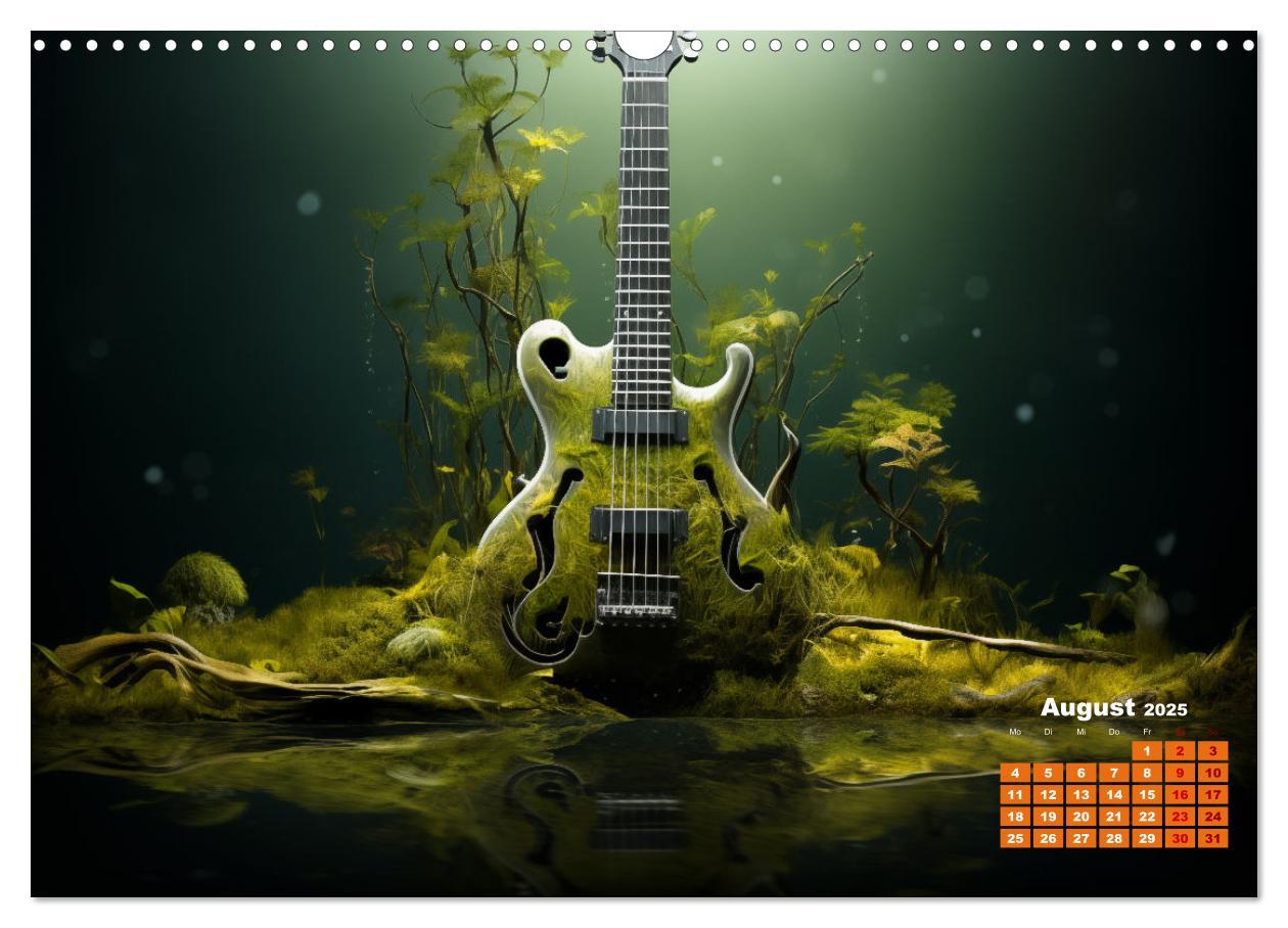 Bild: 9783383763670 | Sechs Saiten, Zwölf Monate - Der Gitarrenkalender (Wandkalender...