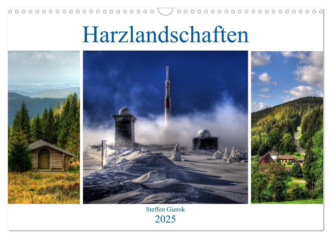 Cover: 9783435789573 | Harz Landschaften (Wandkalender 2025 DIN A3 quer), CALVENDO...