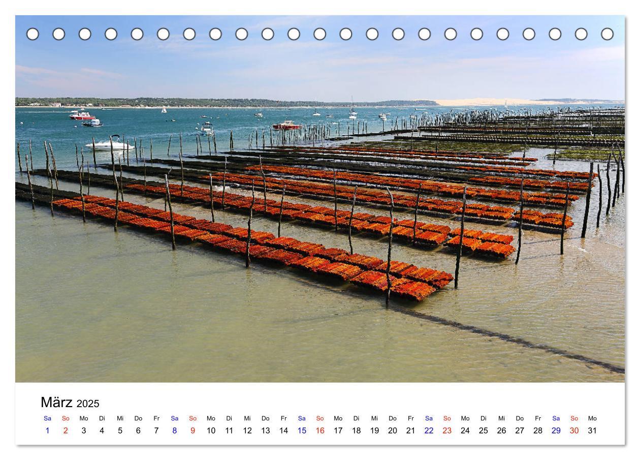 Bild: 9783435008780 | Arcachon Bordeaux Cap Ferret (Tischkalender 2025 DIN A5 quer),...