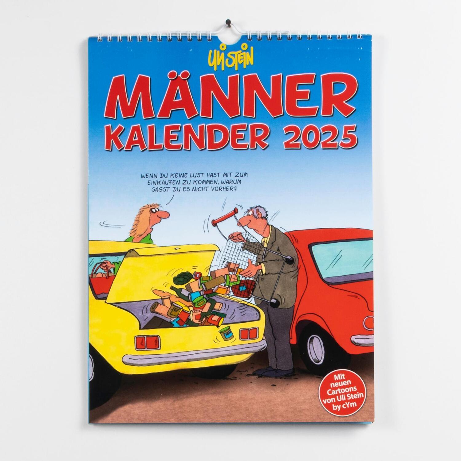 Bild: 9783830321644 | Uli Stein Männer Kalender 2025: Monatskalender für die Wand | Stein