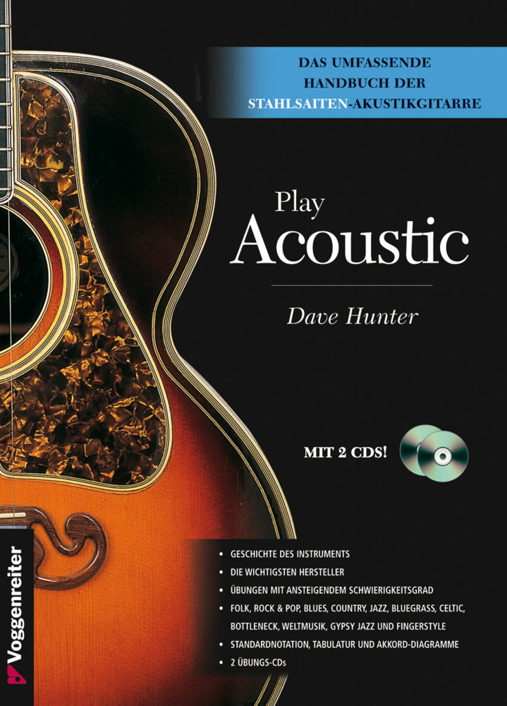 Cover: 9783802406096 | Play Acoustic, m. 2 Audio-CD | Dave Hunter | Buch | 252 S. | Deutsch