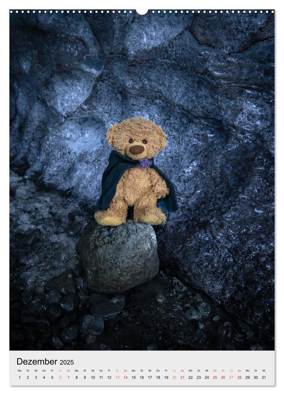 Bild: 9783457136737 | Travelling Teddy in Island (Wandkalender 2025 DIN A2 hoch),...