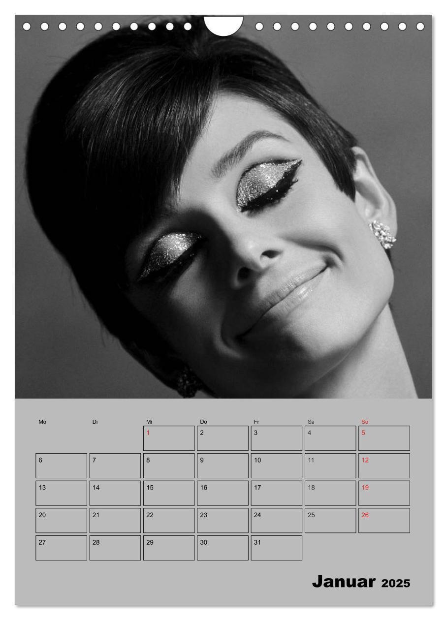 Bild: 9783457023938 | Hollywood-Diva. Audrey Hepburn (Wandkalender 2025 DIN A4 hoch),...