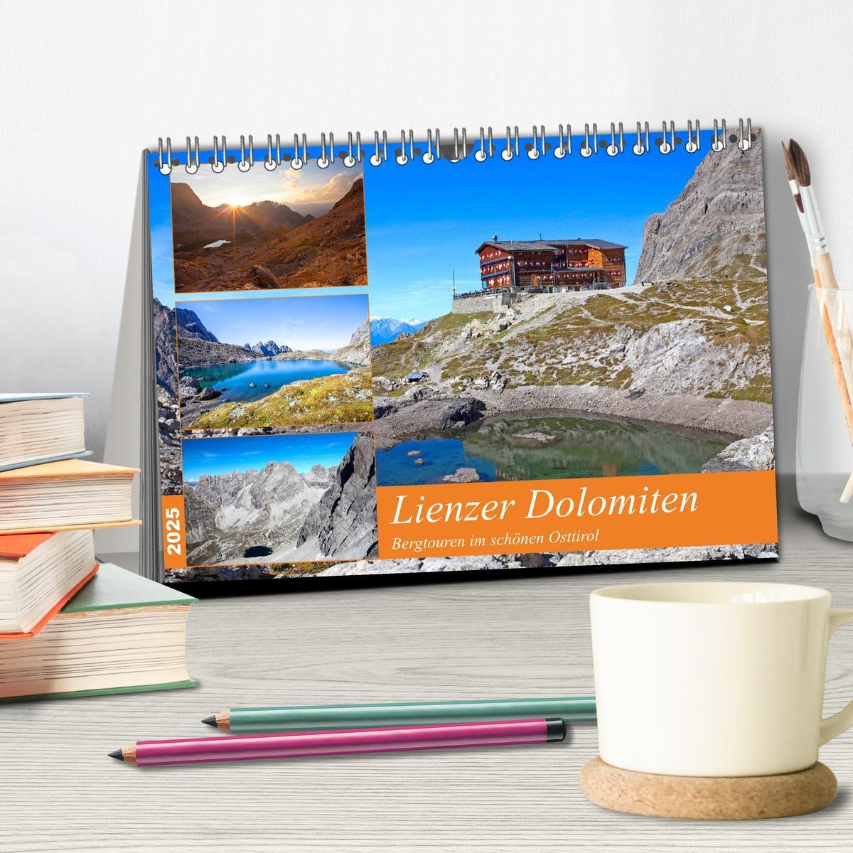 Bild: 9783435148325 | Lienzer Dolomiten (Tischkalender 2025 DIN A5 quer), CALVENDO...