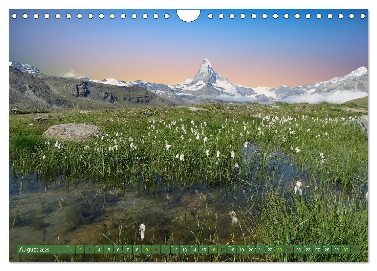 Bild: 9783383825767 | MATTERHORN Impressionen (Wandkalender 2025 DIN A4 quer), CALVENDO...