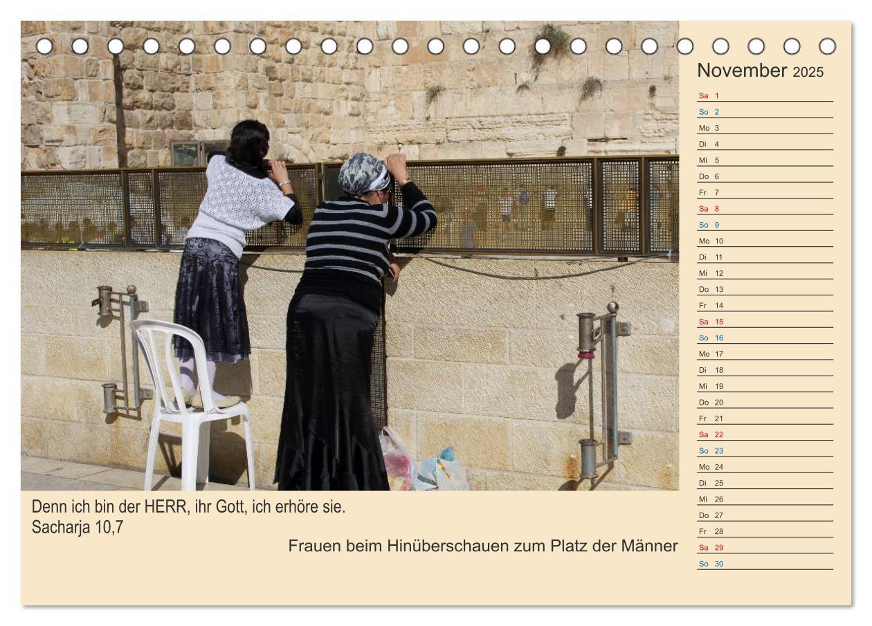 Bild: 9783435764853 | Jerusalem mit Bibelversen / Geburtstagsplaner (Tischkalender 2025...