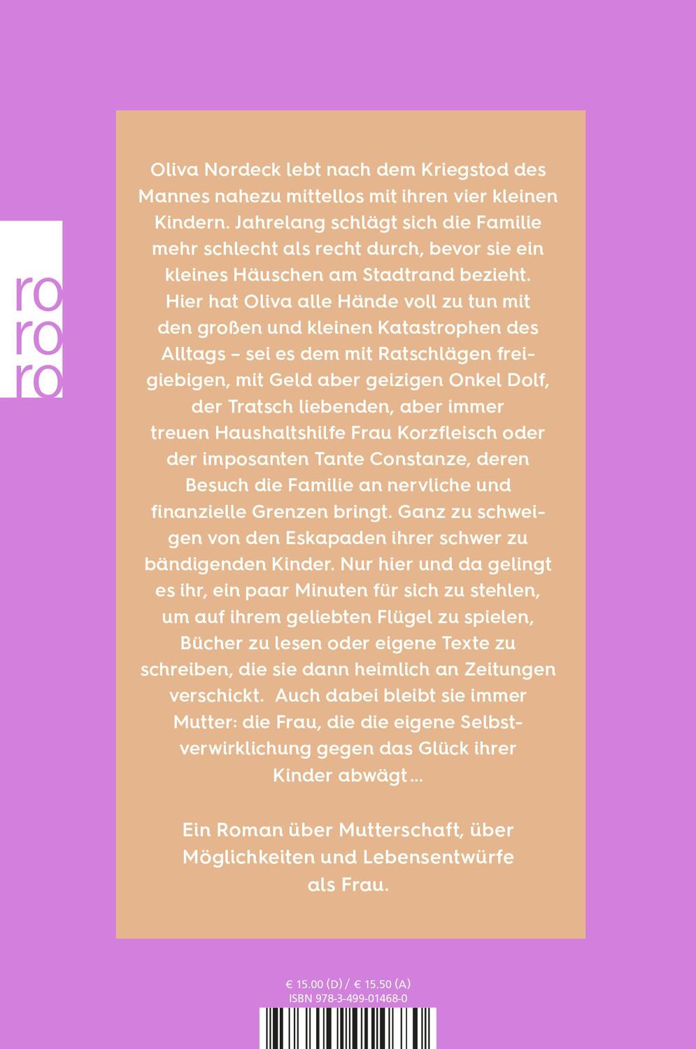 Rückseite: 9783499014680 | Tagebuch einer Mutter | rororo Entdeckungen | Liesbet Dill | Buch