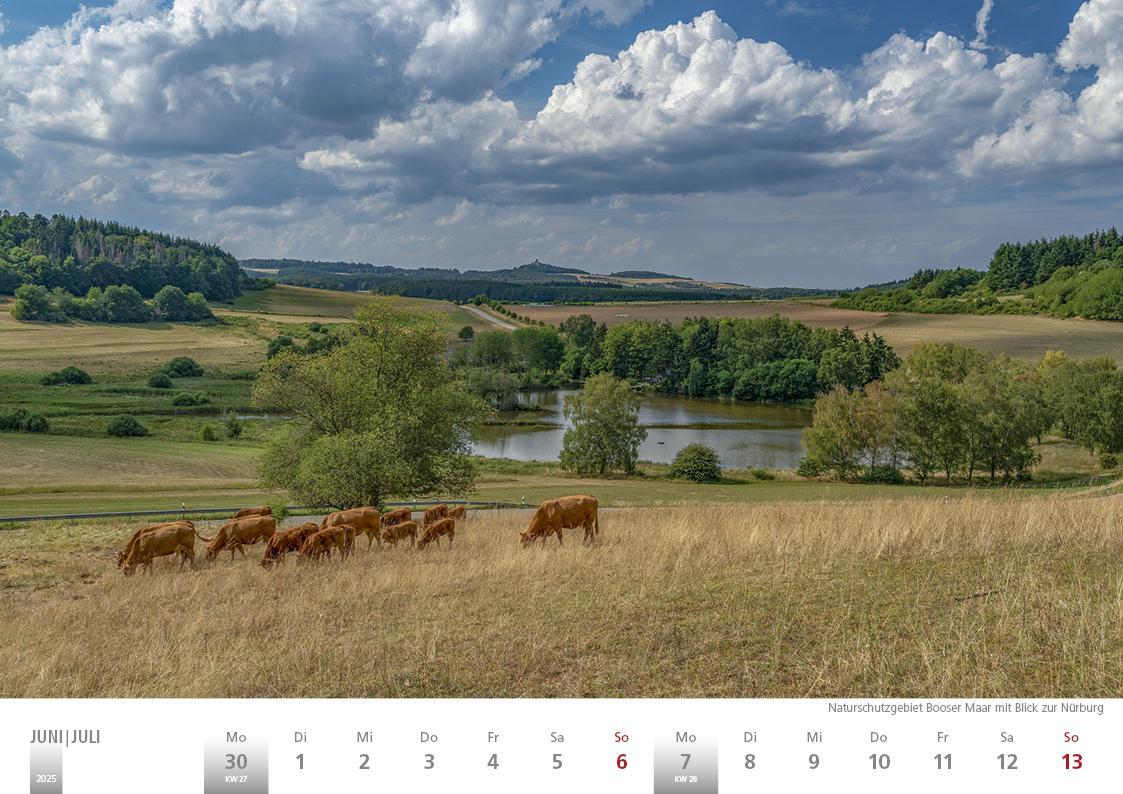 Bild: 9783965352056 | Die Eifel in Wort und Bild 2025 Bildkalender A4 quer, 28 Bilder auf...