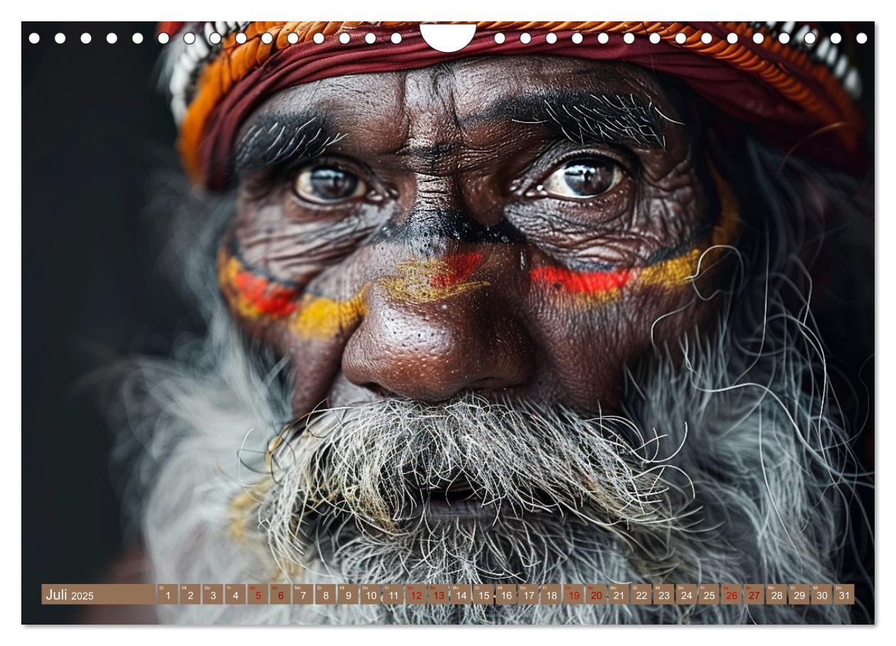 Bild: 9783383819148 | Aborigines - Farben des Outback (Wandkalender 2025 DIN A4 quer),...