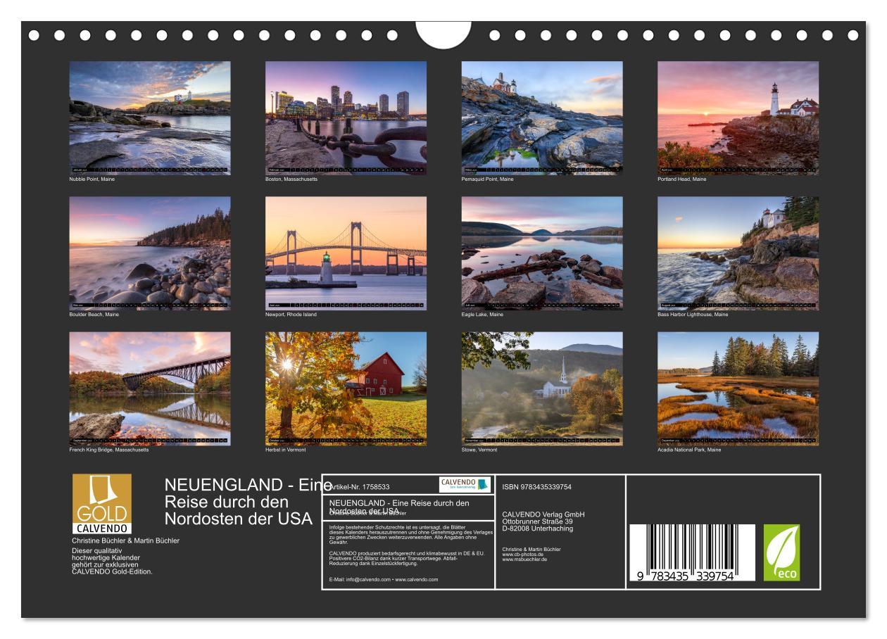 Bild: 9783435339754 | NEUENGLAND - Eine Reise durch den Nordosten der USA (Wandkalender...