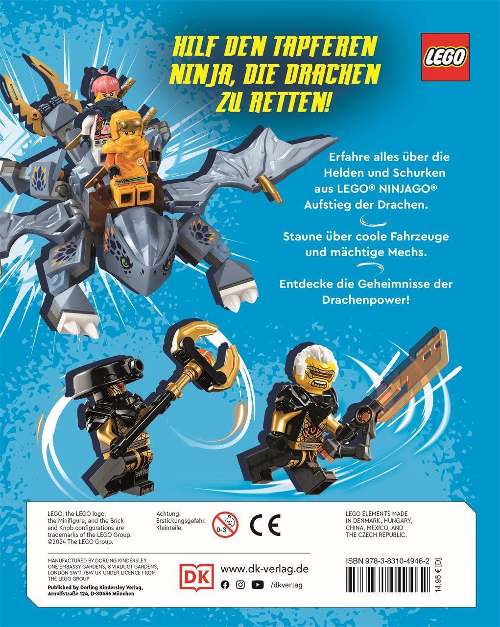 Rückseite: 9783831049462 | LEGO® NINJAGO® Aufstieg der Drachen Der ultimative Ninja-Guide | Last