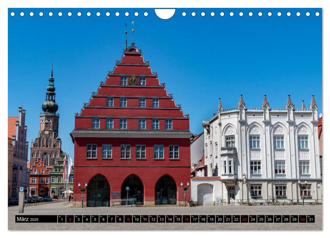 Bild: 9783435288083 | Greifswald, Bilder einer Stadt (Wandkalender 2025 DIN A4 quer),...