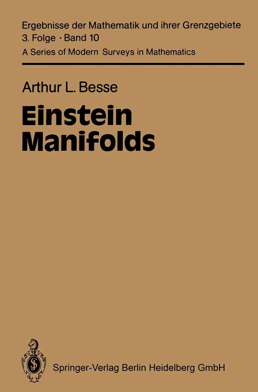 Cover: 9783540741206 | Einstein Manifolds | Arthur L. Besse | Taschenbuch | xii | Englisch