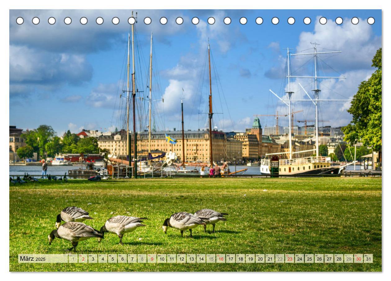 Bild: 9783435105076 | Stockholm - Maritime Ansichten (Tischkalender 2025 DIN A5 quer),...