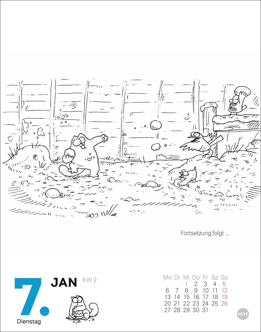 Bild: 9783756406289 | Simons Katze Tagesabreißkalender 2025 | Simon Tofield | Kalender