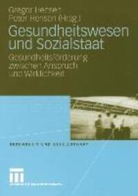 Cover: 9783531152868 | Gesundheitswesen und Sozialstaat | Peter Hensen (u. a.) | Taschenbuch