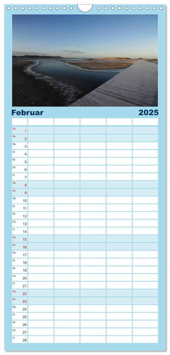 Bild: 9783457119198 | Familienplaner 2025 - St. Peter Ording mit 5 Spalten (Wandkalender,...