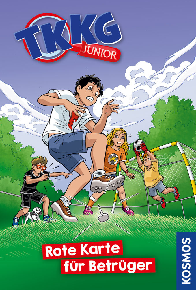 Cover: 9783440167618 | TKKG Junior - Rote Karte für Betrüger | Benjamin Tannenberg | Buch