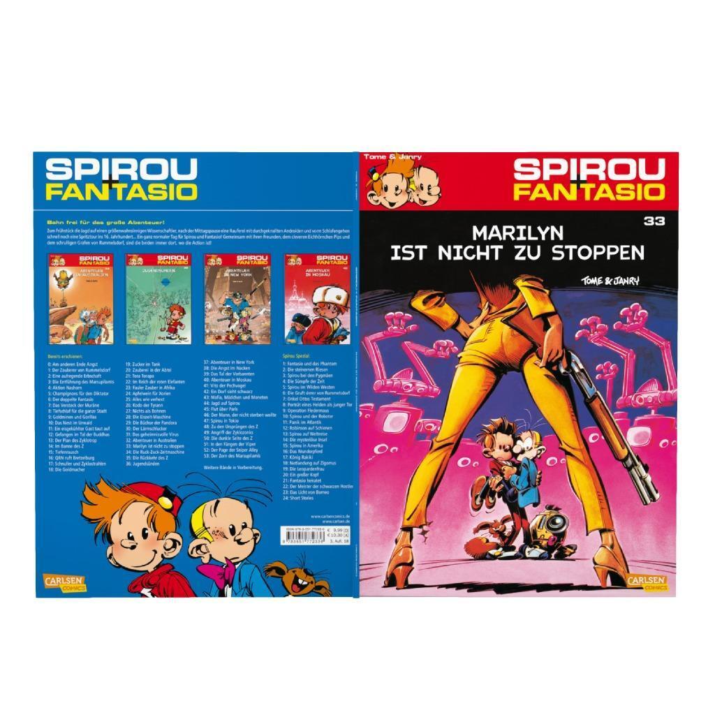 Bild: 9783551772336 | Spirou und Fantasio 33. Marilyn ist nicht zu stoppen | (Neuedition)