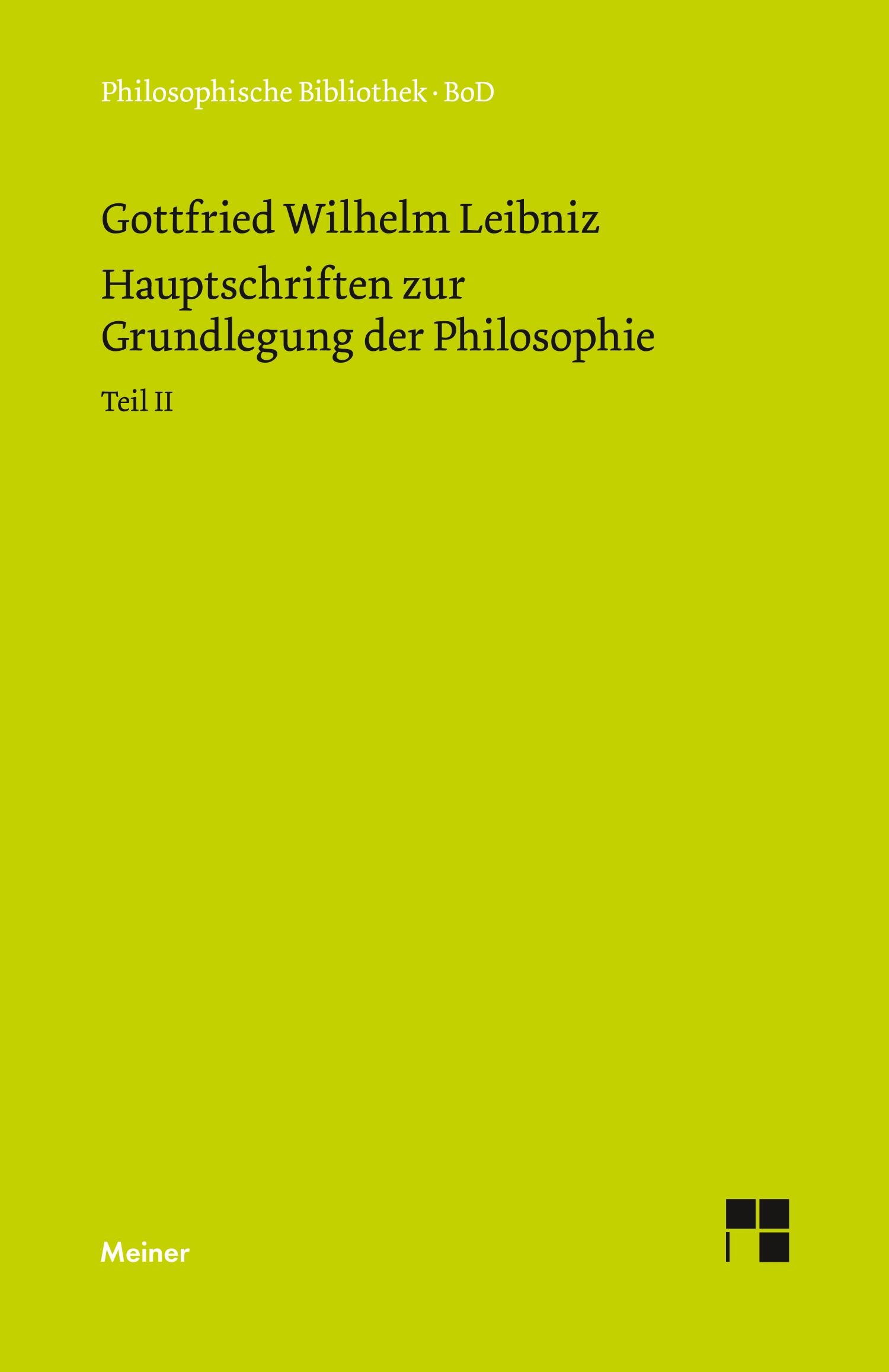 Cover: 9783787313884 | Philosophische Werke / Hauptschriften zur Grundlegung der...