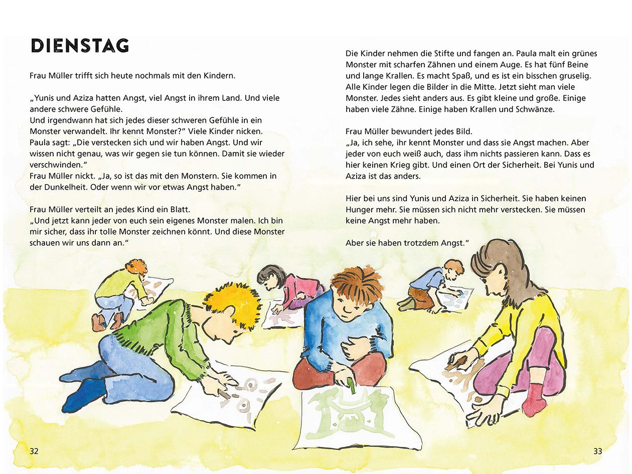 Bild: 9783863213152 | Yunis und Aziza | Ein Kinderfachbuch über Flucht und Trauma | Buch