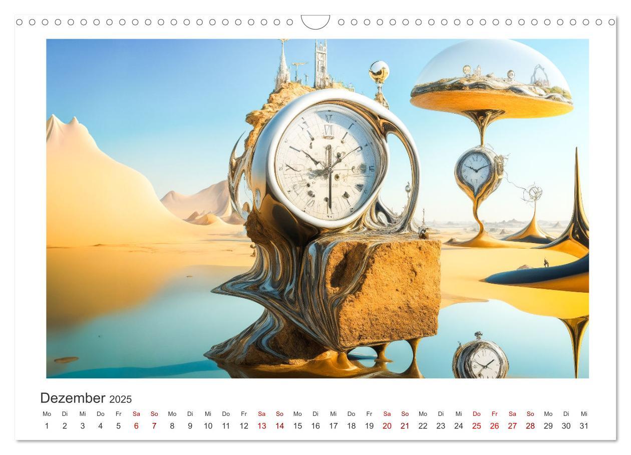 Bild: 9783383856846 | Zeit ist abstrakt (Wandkalender 2025 DIN A3 quer), CALVENDO...