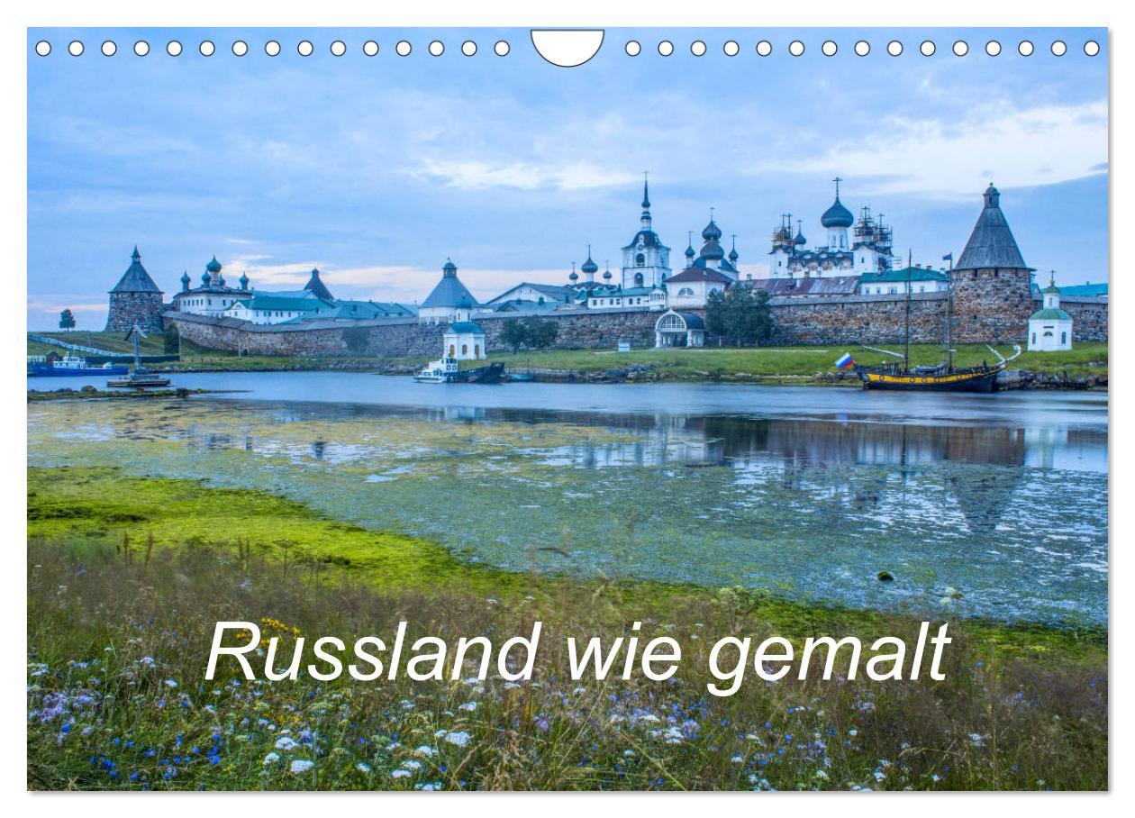 Cover: 9783435112296 | Russland wie gemalt (Wandkalender 2025 DIN A4 quer), CALVENDO...