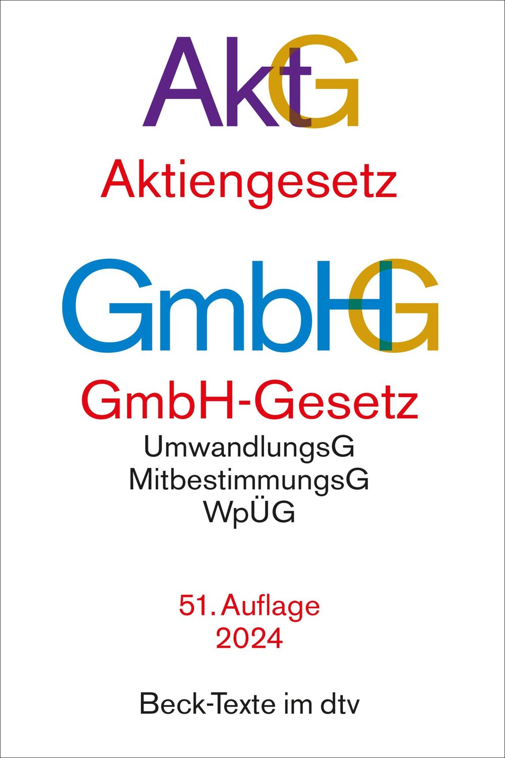 Cover: 9783423532563 | Aktiengesetz, GmbH-Gesetz | Taschenbuch | dtv-Taschenbücher Beck Texte