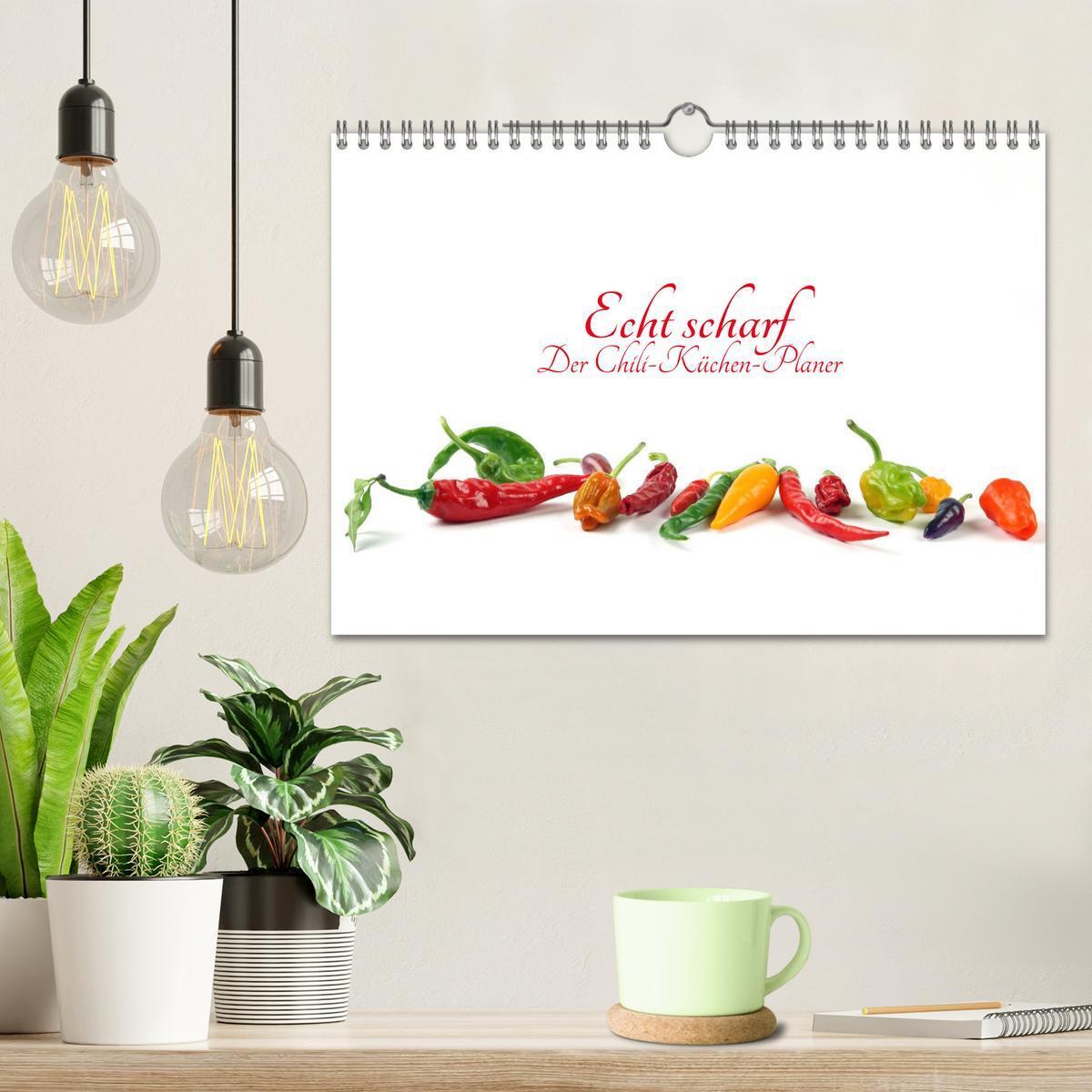 Bild: 9783435560189 | Echt scharf - Der Chili-Küchen-Planer (Wandkalender 2025 DIN A4...