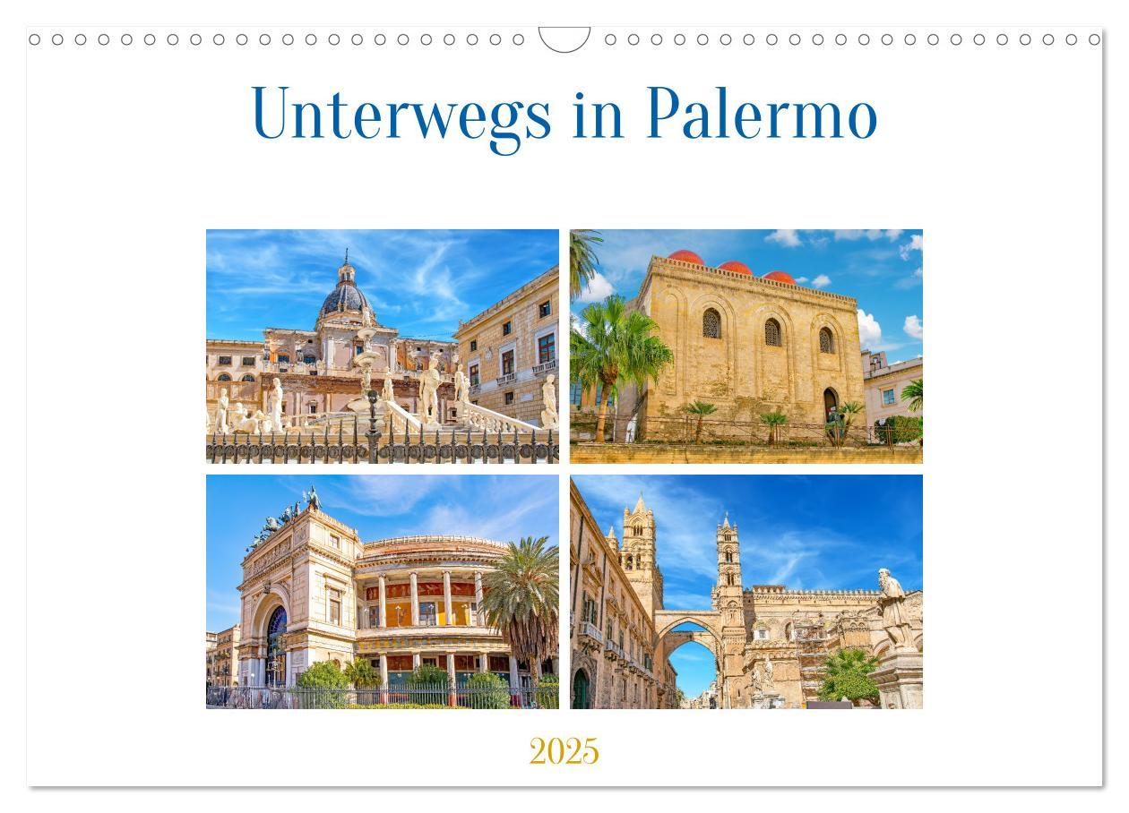 Cover: 9783383957659 | Unterwegs in Palermo (Wandkalender 2025 DIN A3 quer), CALVENDO...