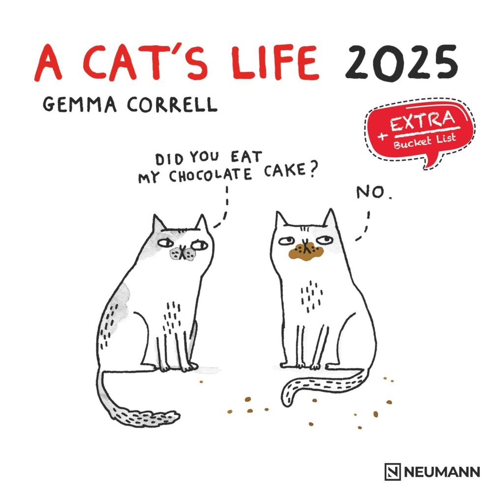 Cover: 4002725987891 | N NEUMANNVERLAGE - A Cat's Life 2025 Broschürenkalender, 30x30cm,...