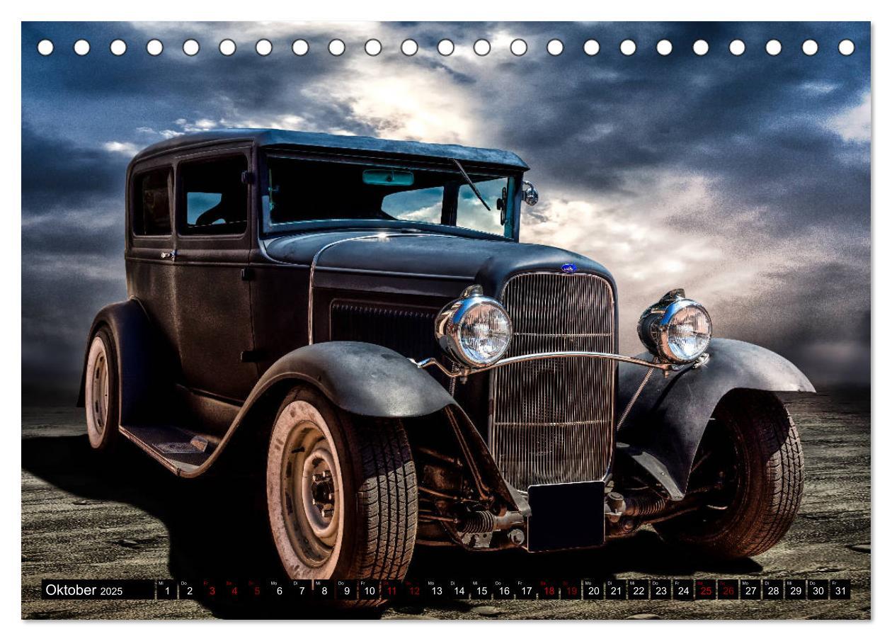 Bild: 9783435316885 | American Classic Cars (Tischkalender 2025 DIN A5 quer), CALVENDO...