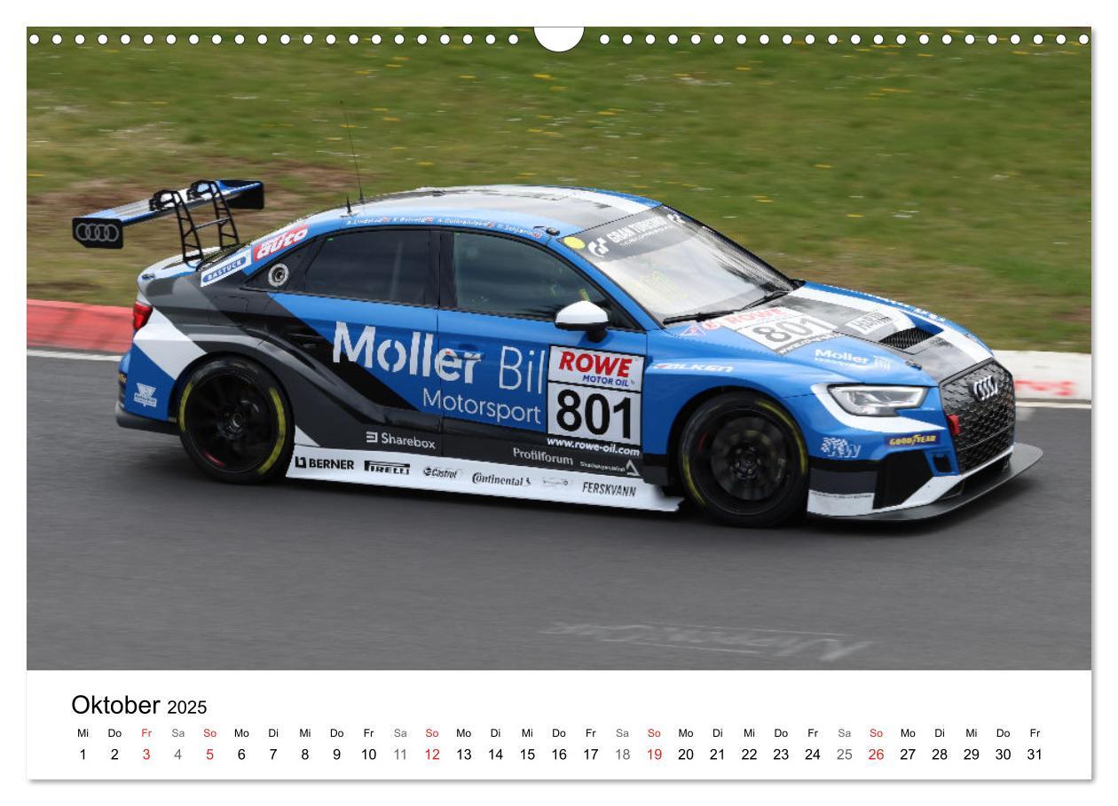 Bild: 9783435839520 | Die Vier Ringe im Motorsport (Wandkalender 2025 DIN A3 quer),...