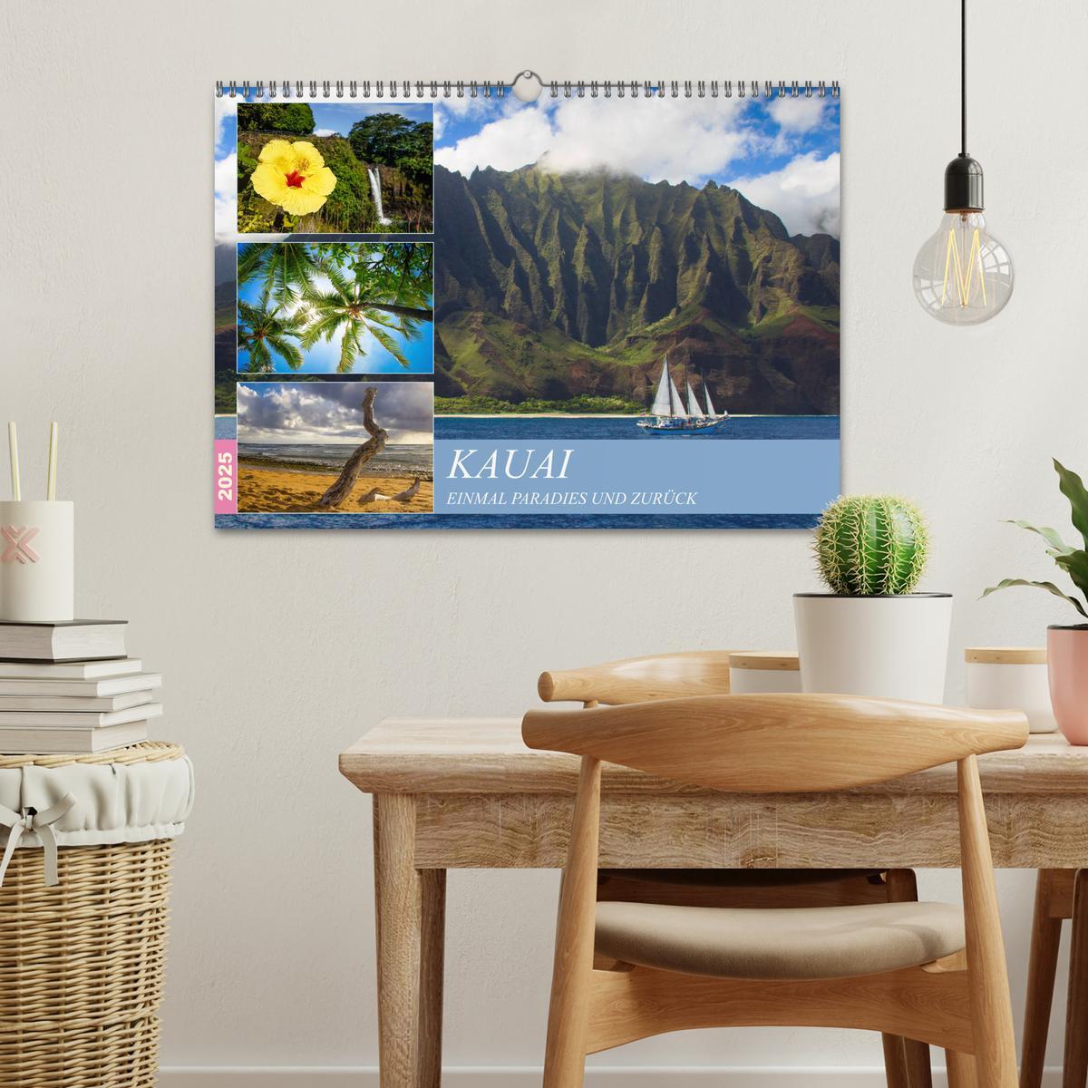 Bild: 9783435367474 | Kauai - Einmal Paradies und zurück (Wandkalender 2025 DIN A3 quer),...