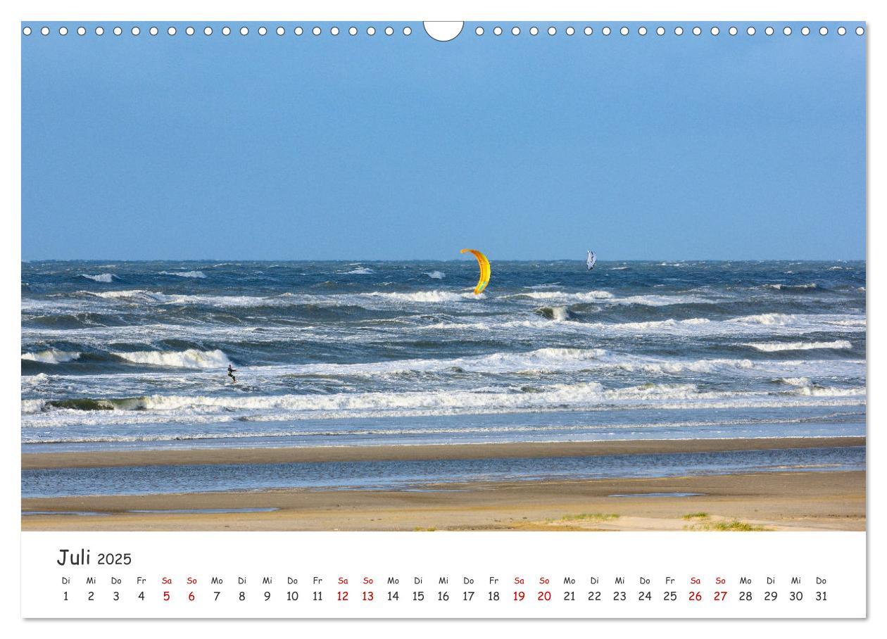 Bild: 9783435979356 | Nordsee, Meer, Strand und Wind (Wandkalender 2025 DIN A3 quer),...