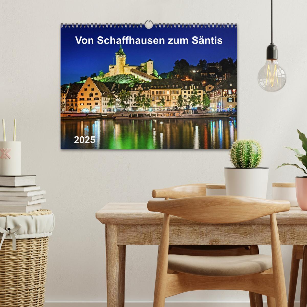 Bild: 9783435526048 | Von Schaffhausen zum Säntis (Wandkalender 2025 DIN A3 quer),...