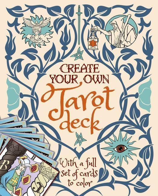 Cover: 9781839404153 | Create Your Own Tarot Deck | With a Full Set of Cards to Color | Ekrek