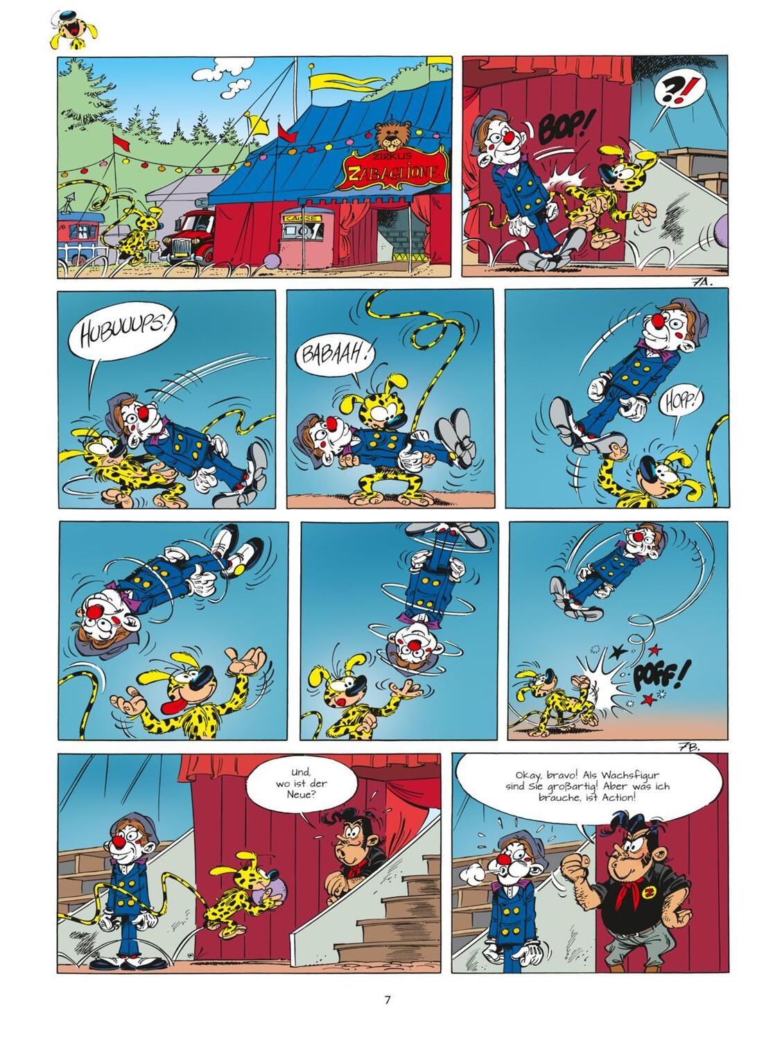 Bild: 9783551796806 | Marsupilami 32: Manege frei! | André Franquin (u. a.) | Taschenbuch