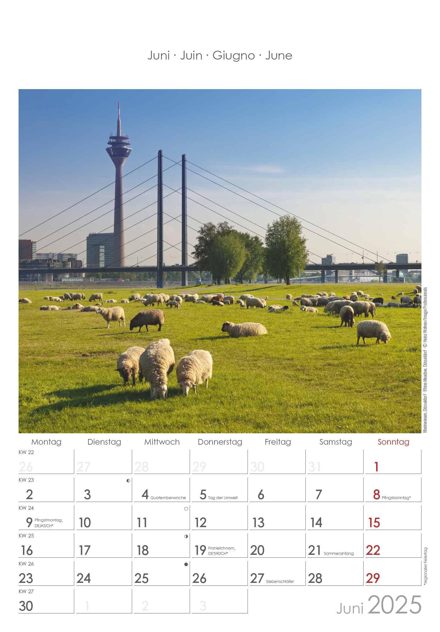 Bild: 4251732343354 | Nordrhein-Westfalen 2025 - Bild-Kalender 23,7x34 cm -...